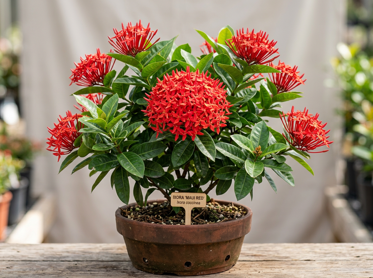 Ixora 'Maui Red'